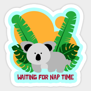 Waiting For Nap Time Sticker